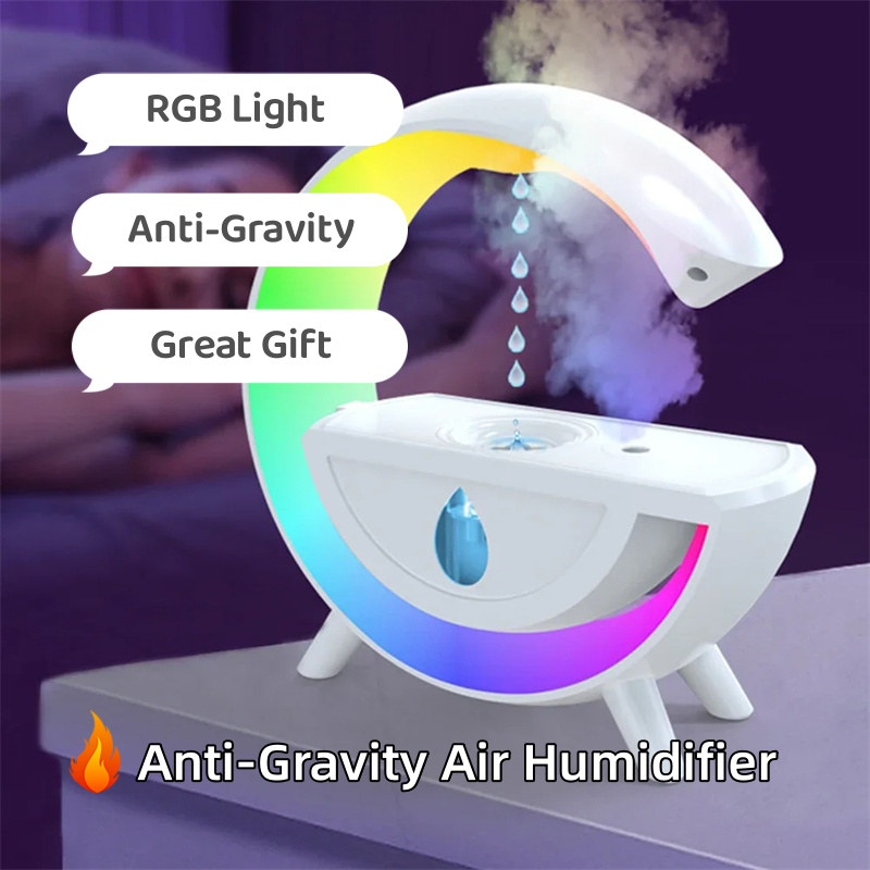 Light Water Droplet Sprayer Anti-Gravity Air Humidifier